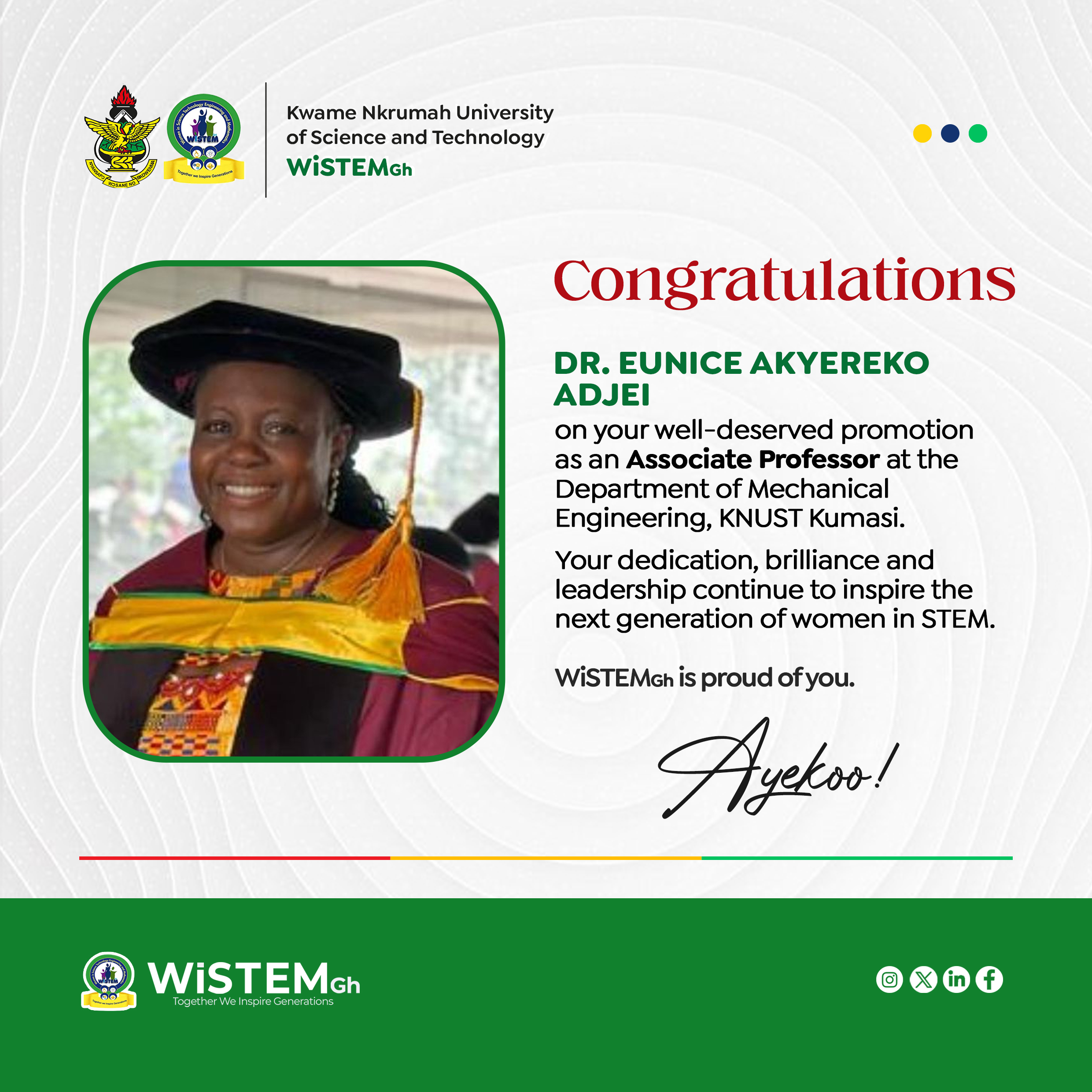 Prof Eunice Akyereko Adjei