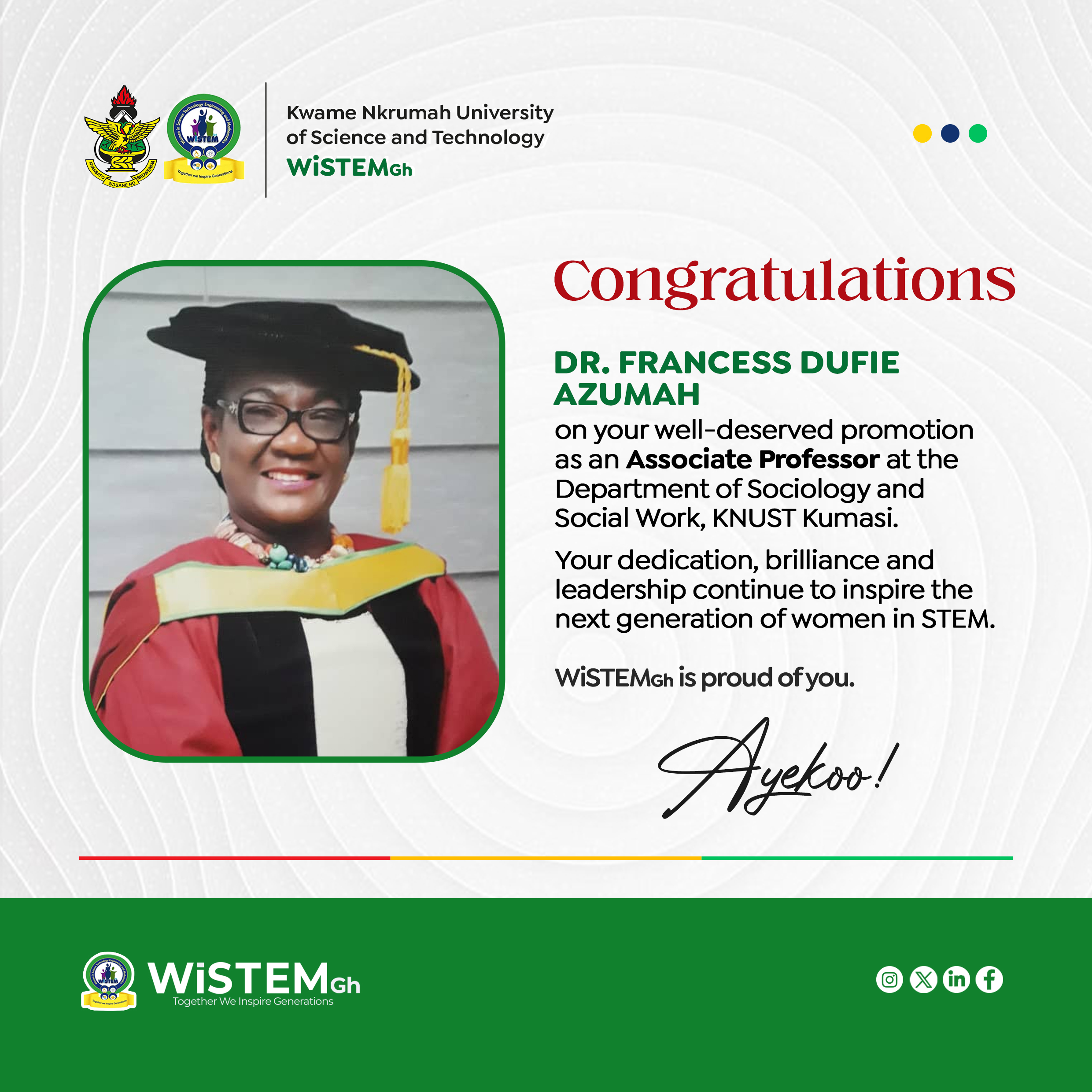 Prof Francess Dufie Azumah